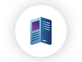 Illustrated icon of a smartphone